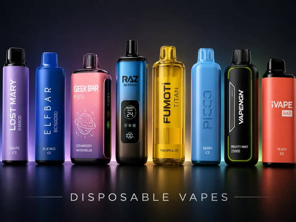 Disposable vapes category graphic