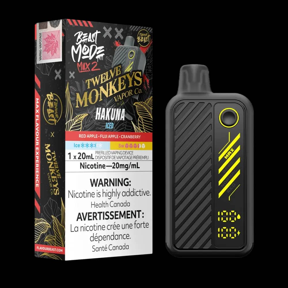 Flavour Beast X Twelve Monkeys Beast Mode Max 2 50K Flavour Beast X Twelve Monkeys Beast Mode Max 2 50K main product photo