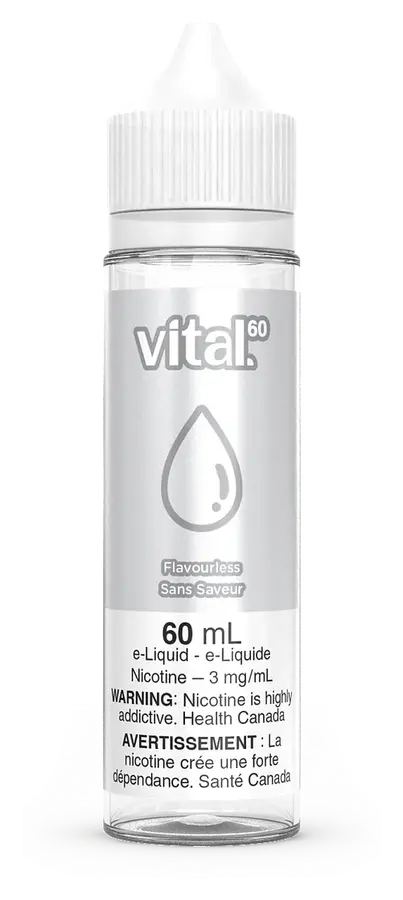 Vital Flavourless Freebase 60 mL bottle Vital Flavourless Freebase 60 mL bottle