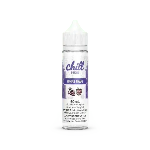 Chill Purple Grape Freebase 60 mL bottle Chill Purple Grape Freebase 60 mL bottle