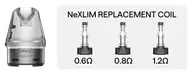 OXVA NeXLIM cartridge compatibility and resistance range