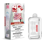 Kraze Giga 150K 40 mL Holiday Mint 20 mg disposable vape