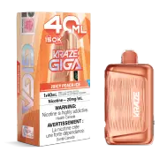 Kraze Giga 150K 40 mL Juicy Peach Ice 20 mg disposable vape
