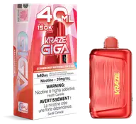 Kraze Giga 150K 40 mL Strawberry Watermelon G Ice 20 mg disposable vape