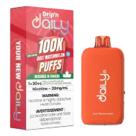Drip In Daily 30 mL Disposable - Just Watermelon 20 mg