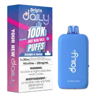 Drip In Daily 30 mL Disposable - Just Blue Razz 20 mg