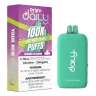 Drip In Daily 30 mL Disposable - Just White Grape 20 mg