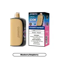 Orbito Lumo AI 120K 10mg Disposable Vape 30 mL — Blueberry Raspberry, 10 mg