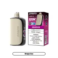 Orbito Lumo AI 120K 10mg Disposable Vape 30 mL — Grape Ice, 10 mg