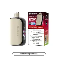 Orbito Lumo AI 120K 10mg Disposable Vape 30 mL — Strawberry Kiwi Ice, 10 mg