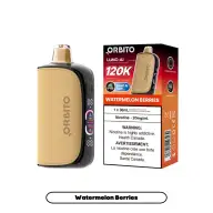 Orbito Lumo AI 120K 10mg Disposable Vape 30 mL — Watermelon Berries, 10 mg