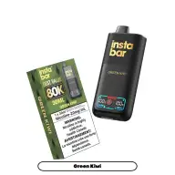 OXBAR INSTA BAR 80K DISPOSABLE — Green Kiwi disposable vape