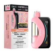 ENVI x Tasteflex Cresmo 125K Peach Fab Ice 20mg disposable vape package