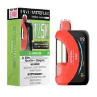 ENVI x Tasteflex Cresmo 125K Sour Apple Ice 20mg disposable vape package