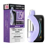 ENVI x Tasteflex Cresmo 125K Grape Ice 20mg disposable vape package