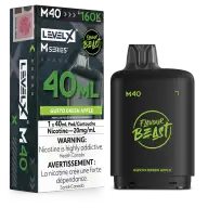 Level X M40 x Flavour Beast Pod 40mL — Gusto Green Apple