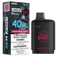 Level X M40 x Flavour Beast Pod 40mL — Blue Raspberry Cherry