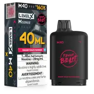 Level X M40 x Flavour Beast Pod 40mL — Ragin' Razz Mango Iced