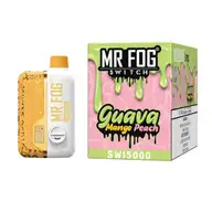 MR FOG Switch SW15000 Guava Mango Peach 0 mg disposable vape