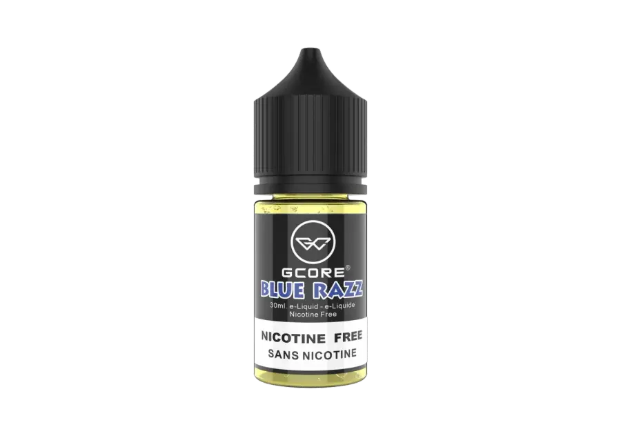 GCORE Nicotine-Free E-Liquid 30 mL - Blue Razz - 0 mg
