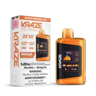 Kraze HD — Peach Mango Ice disposable vape