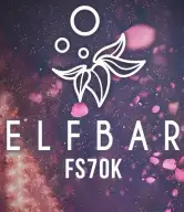 ELF BAR FS70K — SOUR PEACH ICE disposable vape