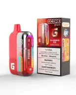 GCORE G 80K Disposable Vape 20mL 20mg Flavour: Classico Ice / Nicotine Strength: 20 mg product image