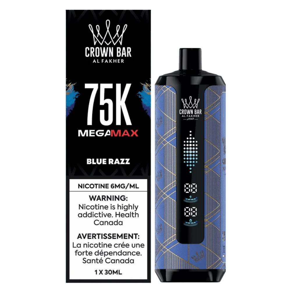 AL FAKHER Crown bar 75k Al Fakher — Blue Razz disposable vape