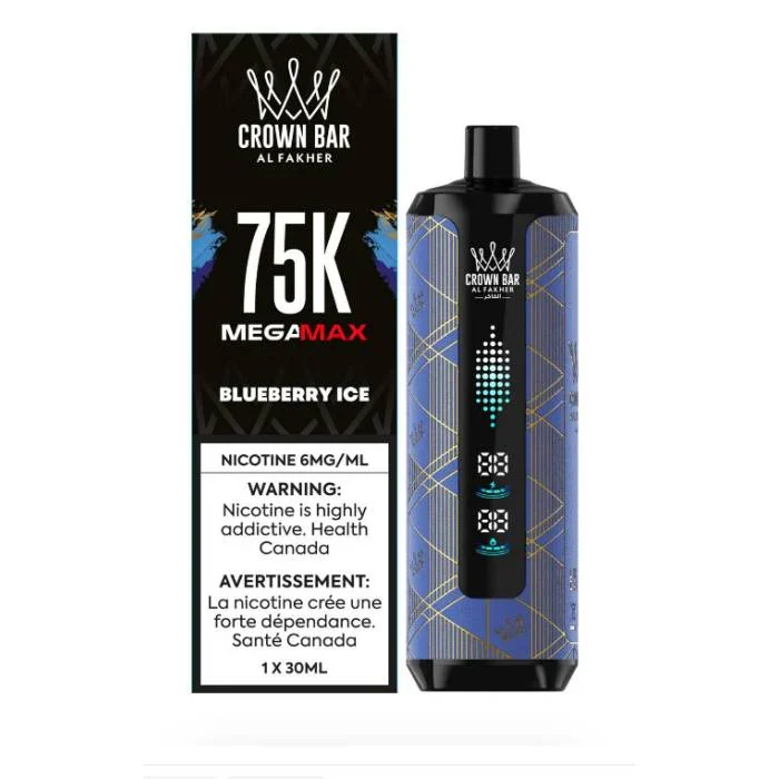 AL FAKHER Crown bar 75k Al Fakher — Blueberry Ice disposable vape