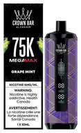 AL FAKHER Crown bar 75k Al Fakher — Grape Mint disposable vape