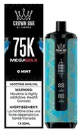 Al Fakher Crown Bar 75K Gum Mint 6 mg disposable vape