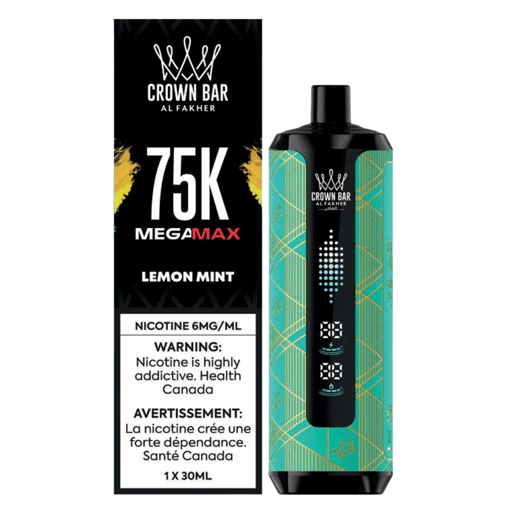 AL FAKHER Crown bar 75k Al Fakher — Lemon Mint disposable vape