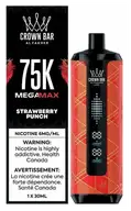Al Fakher Crown Bar 75K Strawberry Punch 6 mg disposable vape