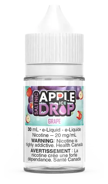 Apple Drop Nic Salt 30 mL - Grape 20mg Apple Drop Nic Salt 30 mL - Grape 20mg