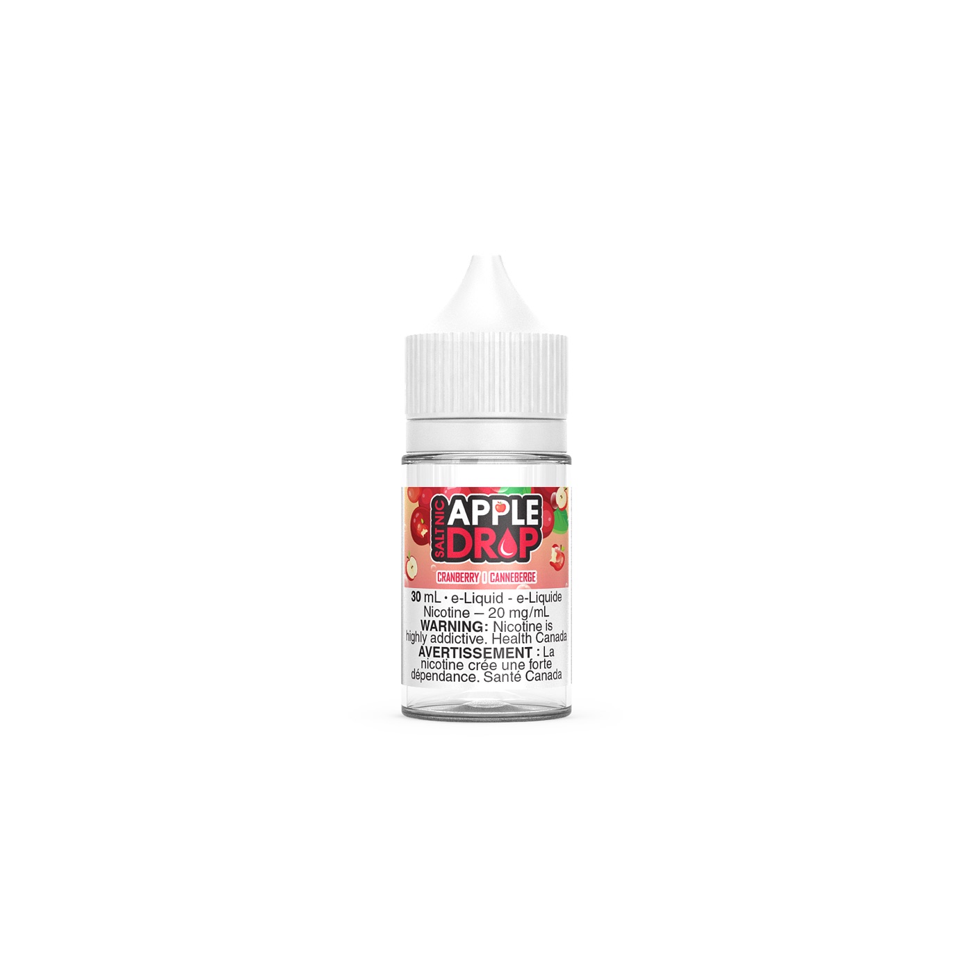 Apple Drop Nic Salt 30 mL Cranberry 20 mg Apple Drop Nic Salt 30 mL Cranberry 20 mg