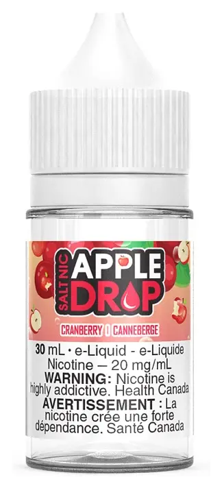 Apple Drop Nic Salt 30 mL Cranberry 20 mg Apple Drop Nic Salt 30 mL Cranberry 20 mg
