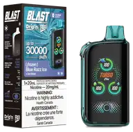 DRIP IN BLAST 30K — (FROZEN) BLEU RAZZ ICE disposable vape