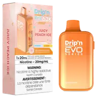 DRIP IN Envy 63K — Juice Peach Ice disposable vape