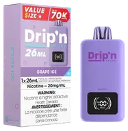 DRIP IN Drip’n by Envi 26ml — Grape Ice disposable vape