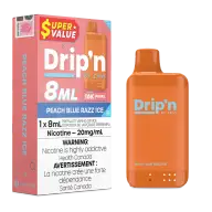 DRIP IN Drip’n by Envi 16K — Peach Blue Razz Ice disposable vape