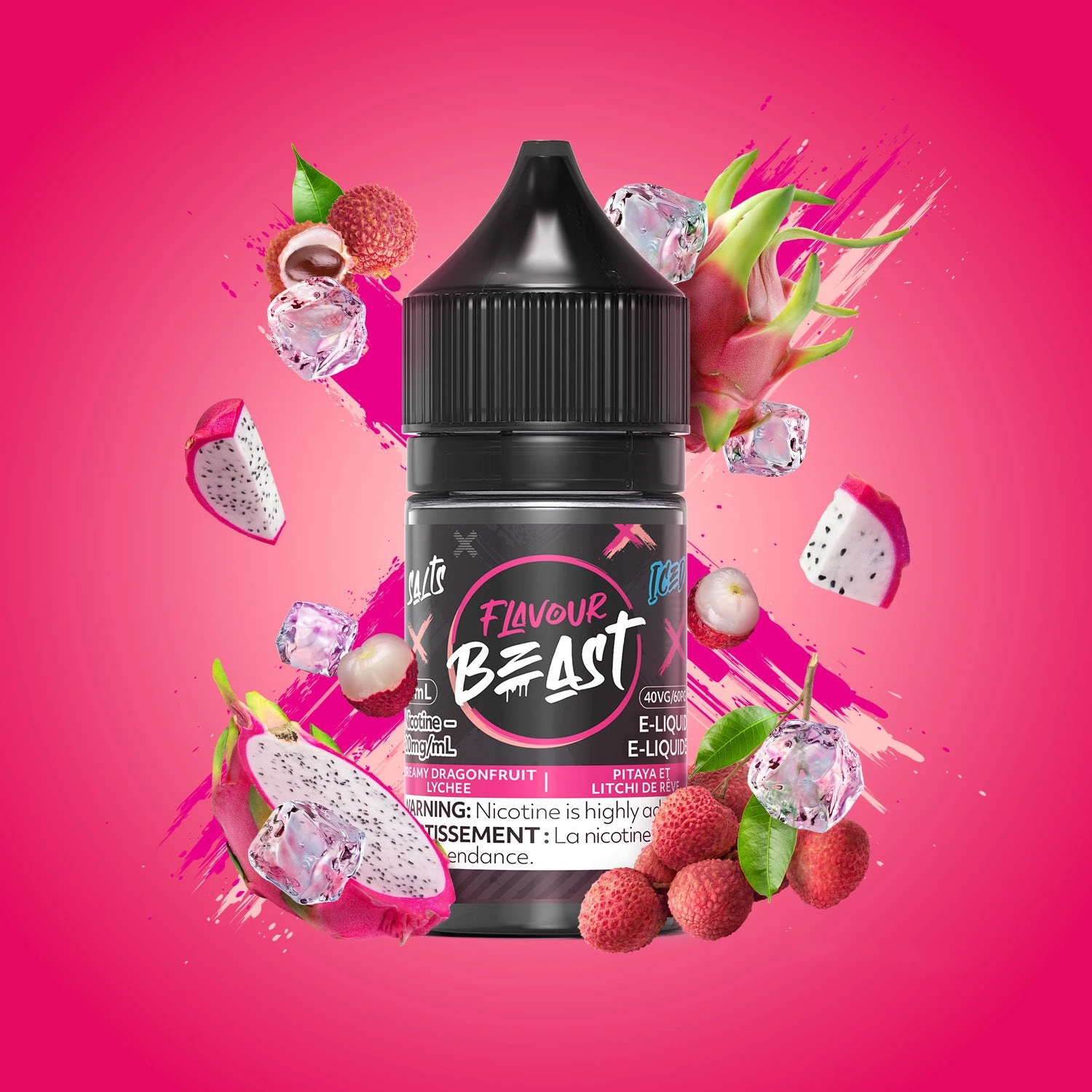 Flavour Beast Dreamy Dragonfruit Lychee Iced Nic Salt 30 mL 10 mg