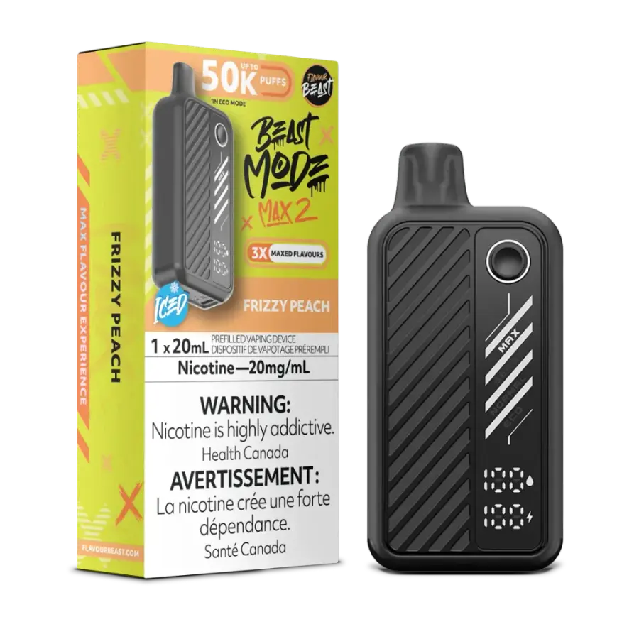 FLAVOUR BEAST BEAST MODE MAX 2 50K (Excise AB Tax Included) - Frizzy Peach FLAVOUR BEAST BEAST MODE MAX 2 50K (Excise AB Tax Included) - Frizzy Peach