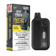 FLAVOUR BEAST BEAST MODE MAX 3 - Bussin Banana Iced / Nicotine Strength: 20 mg