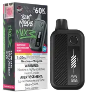 FLAVOUR BEAST BEAST MODE MAX 3 - Supreme Strawberry Kiwi Iced / Nicotine Strength: 20 mg