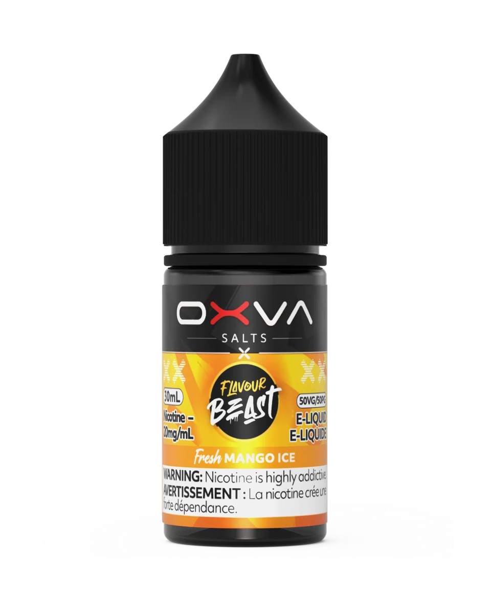 Flavour Beast x OXVA E-Liquid 30mL Fresh Mango Ice 30 mL 20 mg bottle