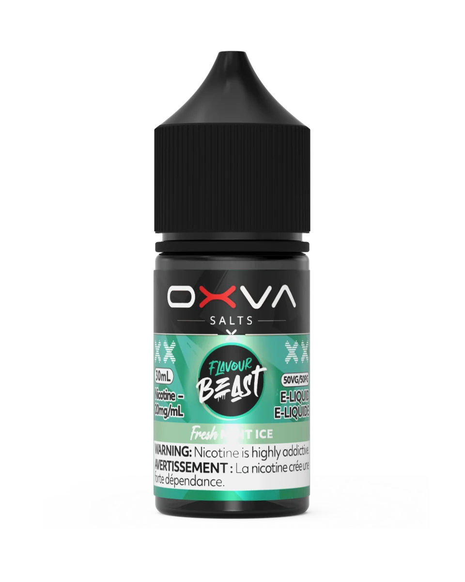 Flavour Beast x OXVA E-Liquid 30mL Fresh Mint Ice 30 mL 20 mg bottle