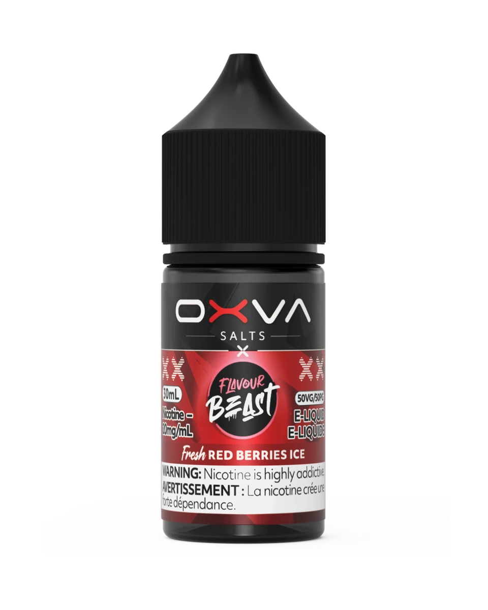 Flavour Beast x OXVA E-Liquid 30mL Fresh Red Berries Ice 30 mL 20 mg bottle