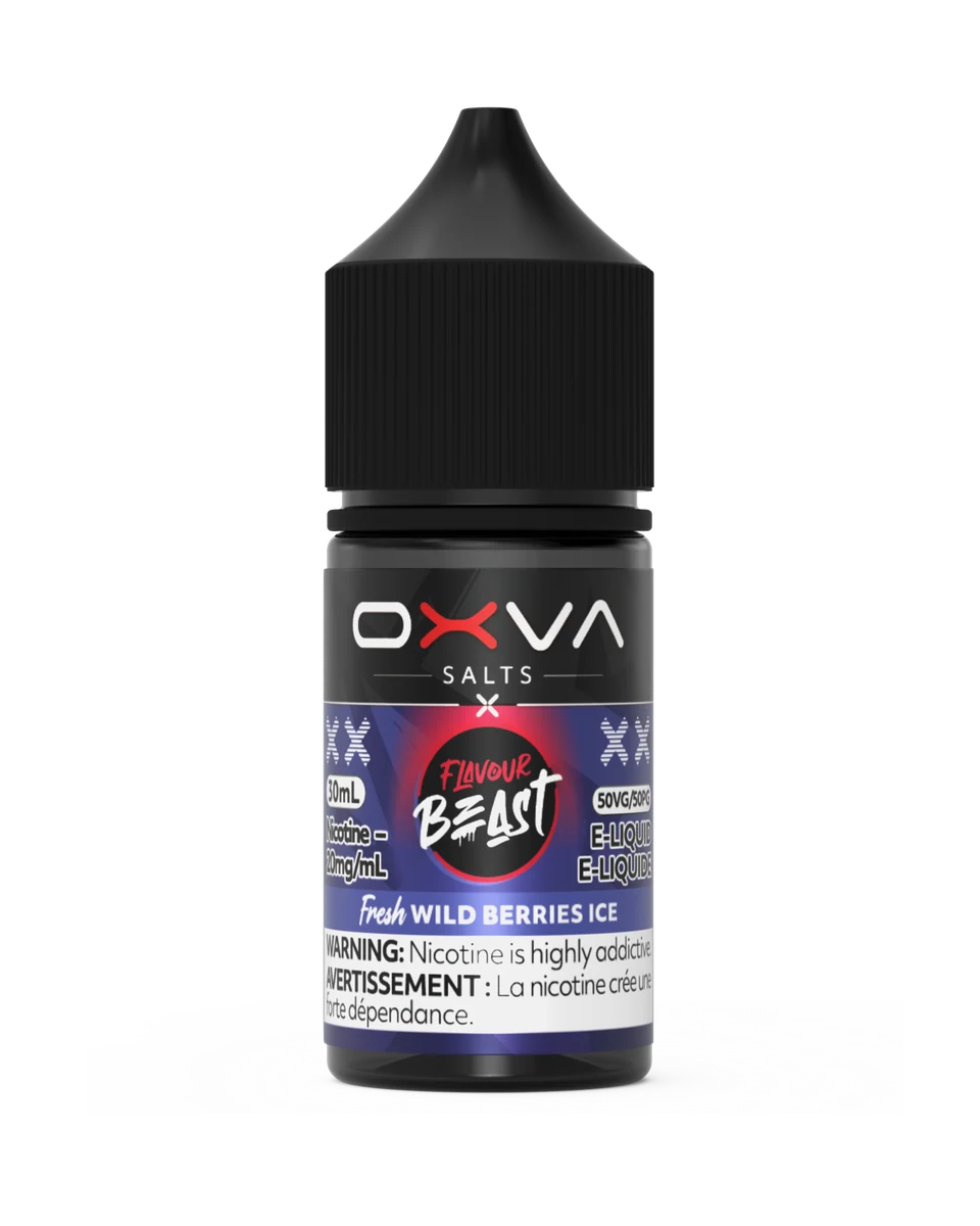 Flavour Beast x OXVA E-Liquid 30mL Fresh Wild Berries Ice 30 mL 20 mg bottle