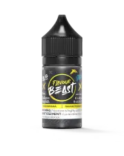 Flavour Beast Salt 30 mL - Bussin Banana 20 mg e-liquid bottle and package image
