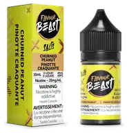 Flavour Beast Salt 30 mL - Churned Peanut 20 mg e-liquid bottle and package image